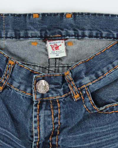 Vintage Y2K True Religion Dark Wash Bootcut Jeans - W32 L33