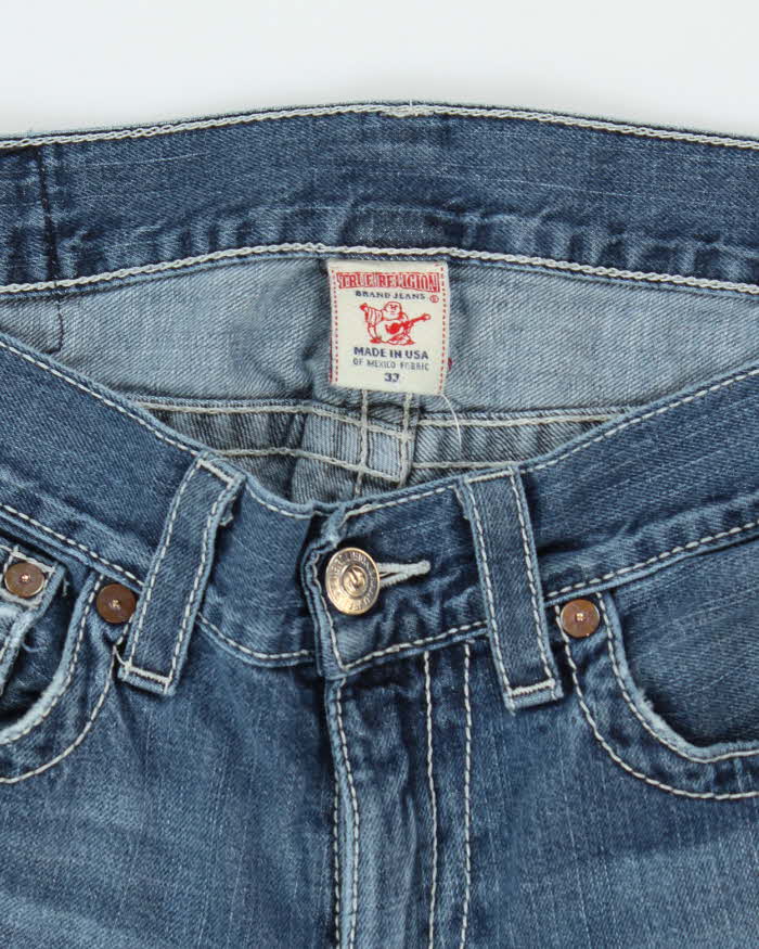 Vintage Y2k 00s True Religion Embroidered Jeans - W34 L29