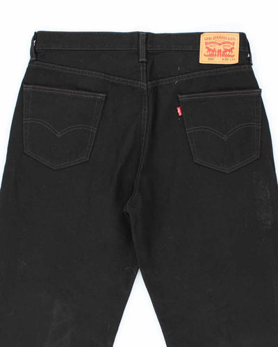 Vintage 2000's Levi's 550 Black Dark Wash Jeans - W36 L34