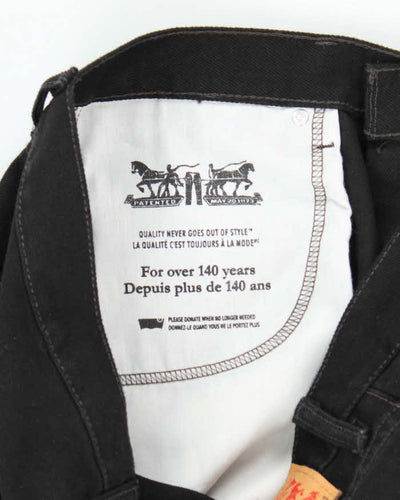 Vintage 2000's Levi's 550 Black Dark Wash Jeans - W36 L34