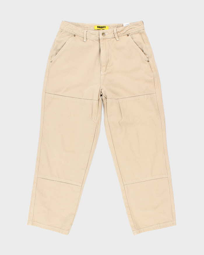 Butter Goods Skate Co. Beige Wide Leg Jeans - W32 L25