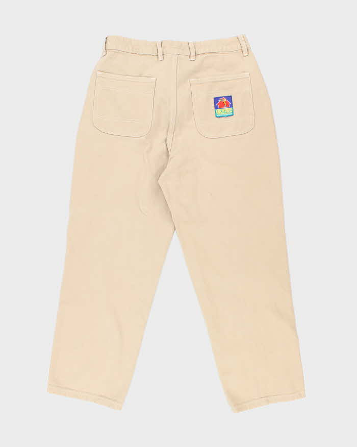 Butter Goods Skate Co. Beige Wide Leg Jeans - W32 L25