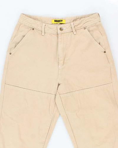 Butter Goods Skate Co. Beige Wide Leg Jeans - W32 L25
