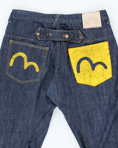 Vintage Y2K Evisu Medium Wash Relaxed Fit Jeans - W32 L24