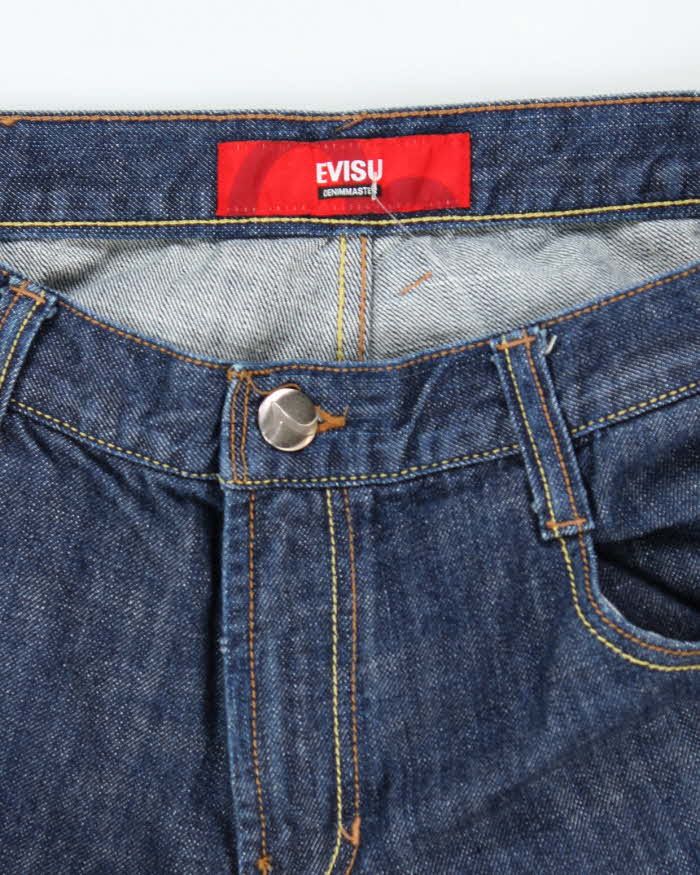 Vintage Y2K Evisu Medium Wash Relaxed Fit Jeans - W32 L24