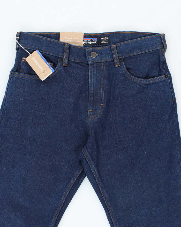 Vintage Y2K Deadstock with Tags Patagonia Dark Wash Slim Jeans - W32 L28