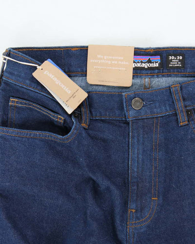 Vintage Y2K Deadstock with Tags Patagonia Dark Wash Slim Jeans - W32 L28