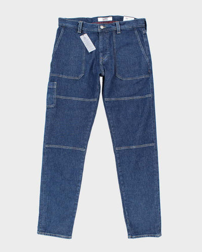 Vintage Y2K Deadstock with Tags Tommy Hilfiger Dark Wash Panelled Jeans - W36 34