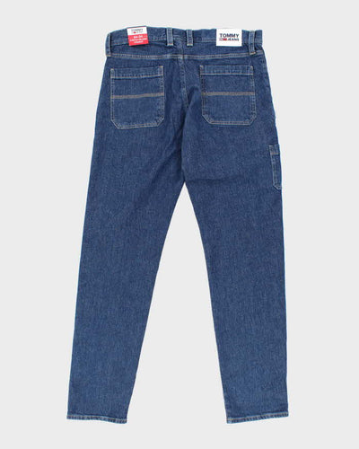 Vintage Y2K Deadstock with Tags Tommy Hilfiger Dark Wash Panelled Jeans - W36 34