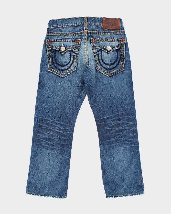 Vintage Y2K True Religion Dark Wash Straight Leg Jeans - W32 L28