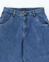 Vintage Y2K Urban Heavyweight Wide Leg Medium Wash Jeans - W32 L26