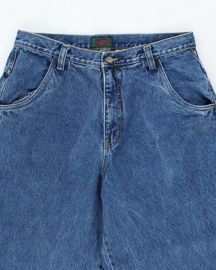 Vintage Y2K Urban Heavyweight Wide Leg Medium Wash Jeans - W32 L26