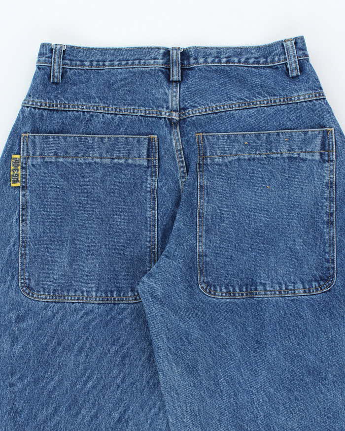 Vintage Y2K Urban Heavyweight Wide Leg Medium Wash Jeans - W32 L26