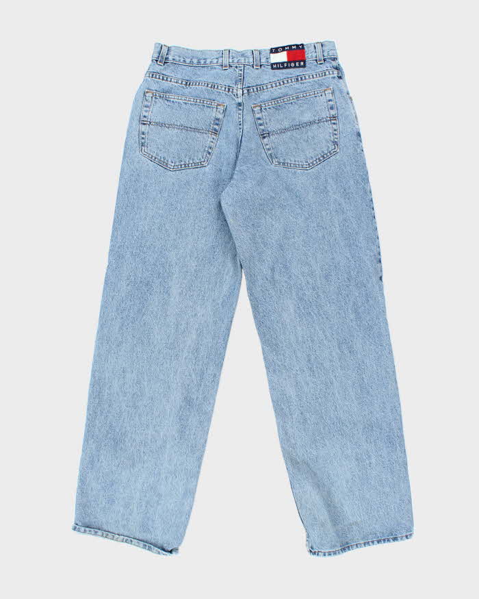 Vintage Y2K Tommy Hilfiger Baggy Fit Light Wash Jeans - W32 L32