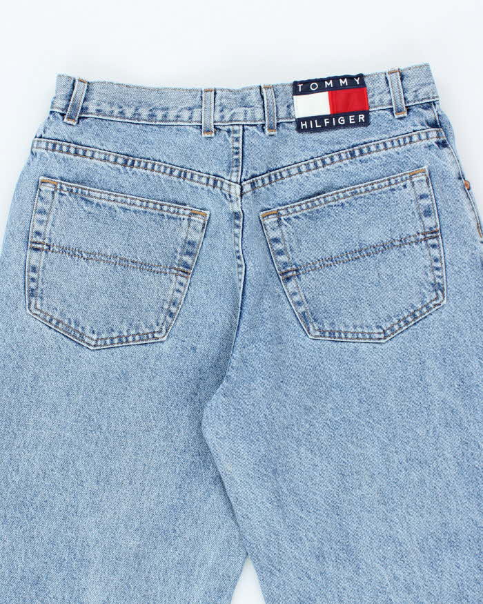 Vintage Y2K Tommy Hilfiger Baggy Fit Light Wash Jeans - W32 L32
