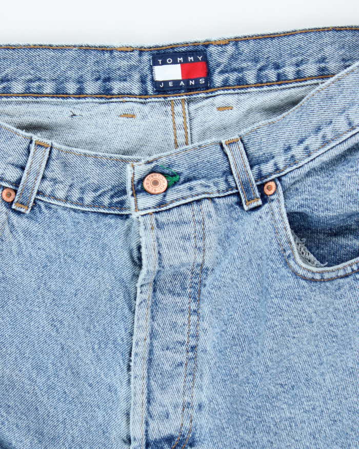 Vintage Y2K Tommy Hilfiger Baggy Fit Light Wash Jeans - W32 L32
