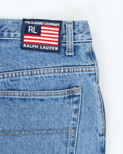 Vintage Y2K Ralph Lauren Polo Medium Wash Relaxed Fit Jeans - W32 L33