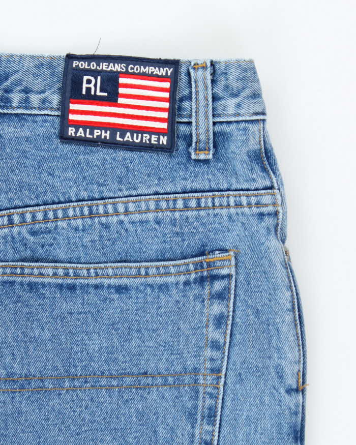 Vintage Y2K Ralph Lauren Polo Medium Wash Relaxed Fit Jeans - W32 L33