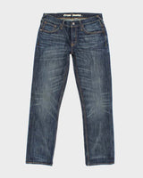 Vintage Y2K Evisu Slim Fit Dark Wash Jeans - W32 L30