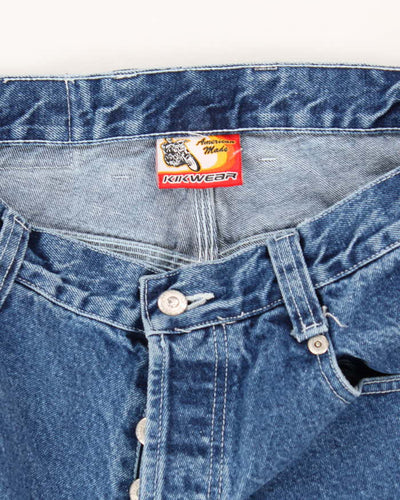 Vintage 2000's Kikwear Dark Wash Ultra Baggy Fit Jeans - W36 L30