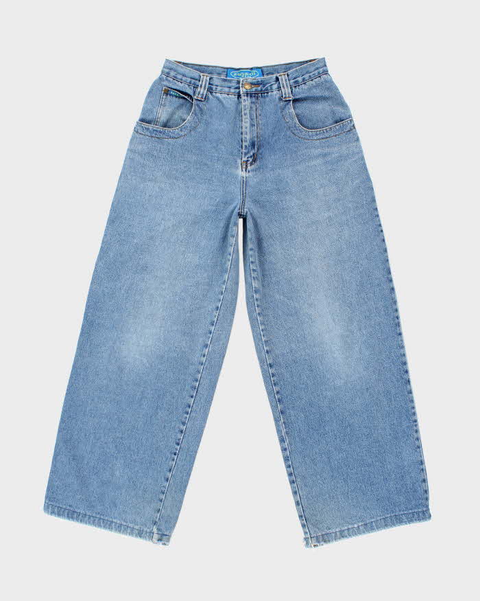 Vintage 2000's Zanadi Medium Wash Wide Leg Jeans - W30 L29