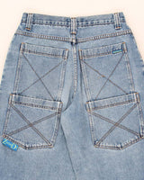 Vintage 2000's Zanadi Medium Wash Wide Leg Jeans - W30 L29