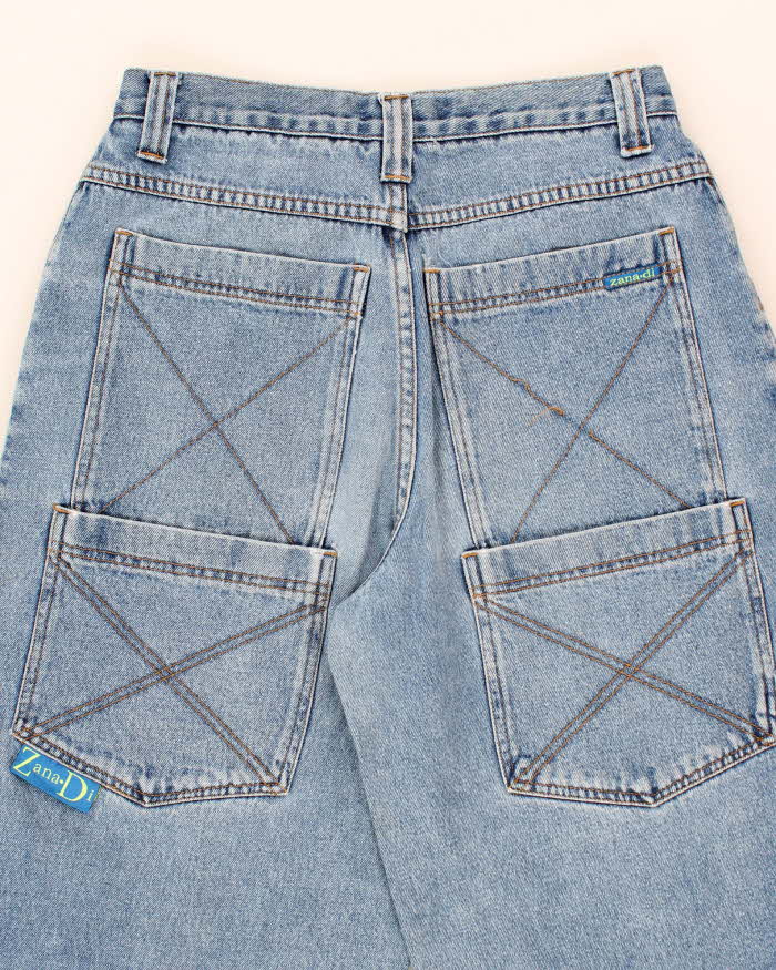 Vintage 2000's Zanadi Medium Wash Wide Leg Jeans - W30 L29