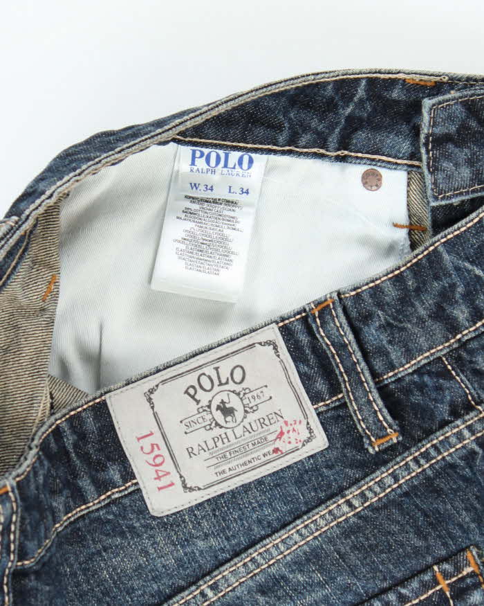 Vintage 00s Polo Ralph Lauren Distressed Jeans - W34 L34