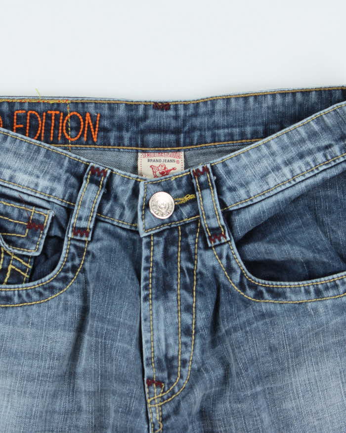 Vintage Y2k 00s True Religion Embroidered Jeans - W30 L32