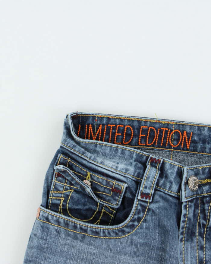Vintage Y2k 00s True Religion Embroidered Jeans - W30 L32