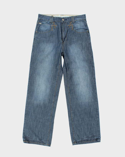 Vintage Y2K 00s Ecko UNTLD Baggy Fit Wide Leg Denim Jeans - W30 L30