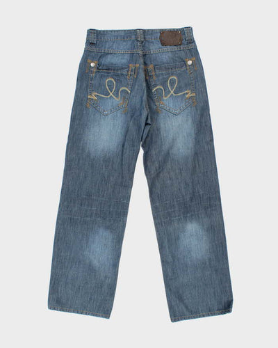 Vintage Y2K 00s Ecko UNTLD Baggy Fit Wide Leg Denim Jeans - W30 L30