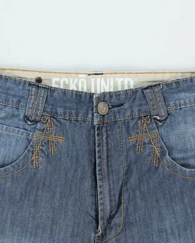 Vintage Y2K 00s Ecko UNTLD Baggy Fit Wide Leg Denim Jeans - W30 L30