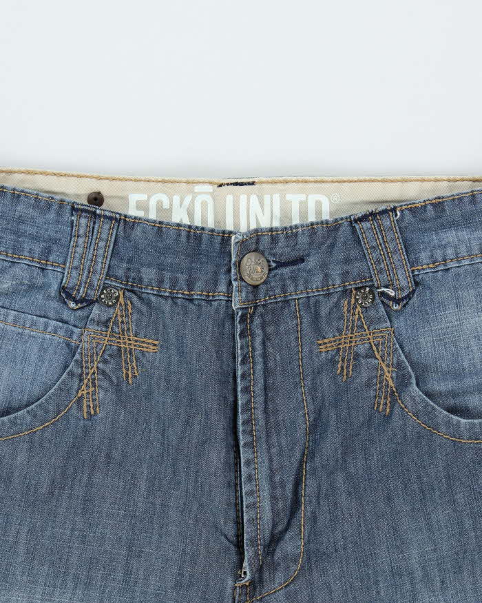 Vintage Y2K 00s Ecko UNTLD Baggy Fit Wide Leg Denim Jeans - W30 L30