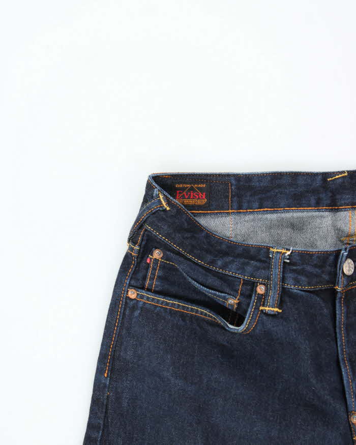 Vintage Y2K 00s Evisu Daicock Selvidge Slim Leg Denim Jeans - W31 L32