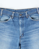 Vintage 1970s Levi's Orange Tab Bell Bottom Flared Denim Jeans - W31 L35