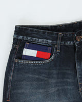 Tommy Hilfiger x Romeo Hunte Y2K Dark Wash Denim Wide Leg Jeans - W34 L29