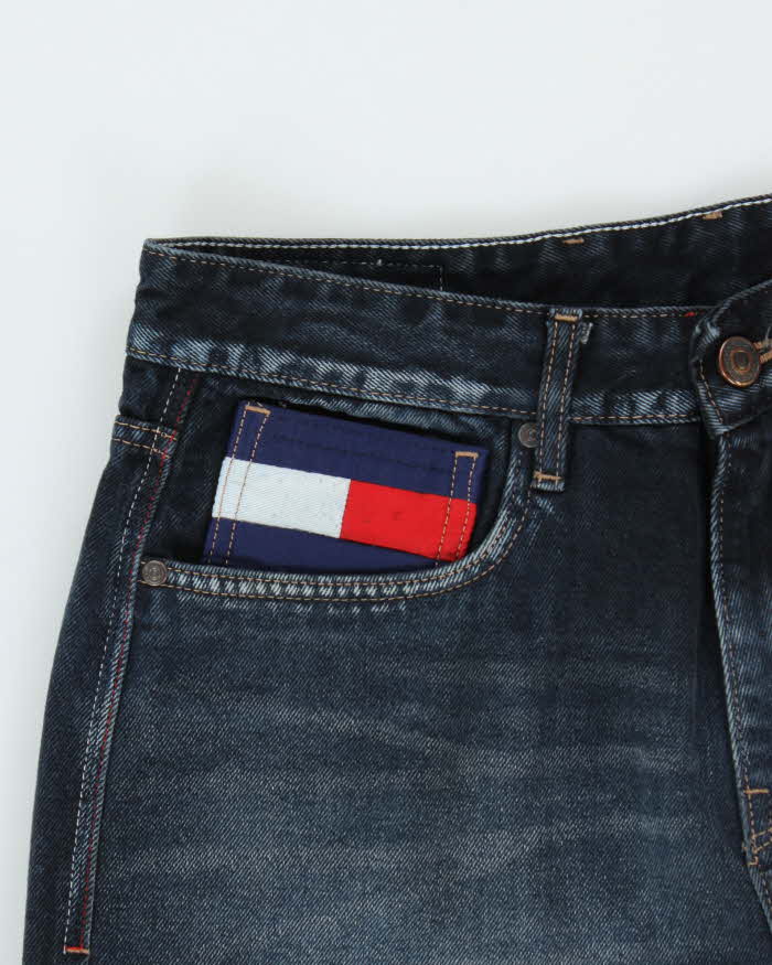 Tommy Hilfiger x Romeo Hunte Y2K Dark Wash Denim Wide Leg Jeans - W34 L29