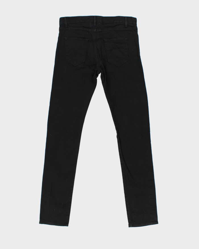 SS2015 Saint Laurent D02 Black Ripped Knee Skinny Jeans - W32 L33
