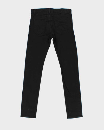 SS2015 Saint Laurent D02 Black Ripped Knee Skinny Jeans - W32 L33