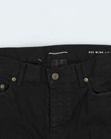 SS2015 Saint Laurent D02 Black Ripped Knee Skinny Jeans - W32 L33