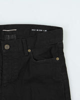 SS2015 Saint Laurent D02 Black Ripped Knee Skinny Jeans - W32 L33