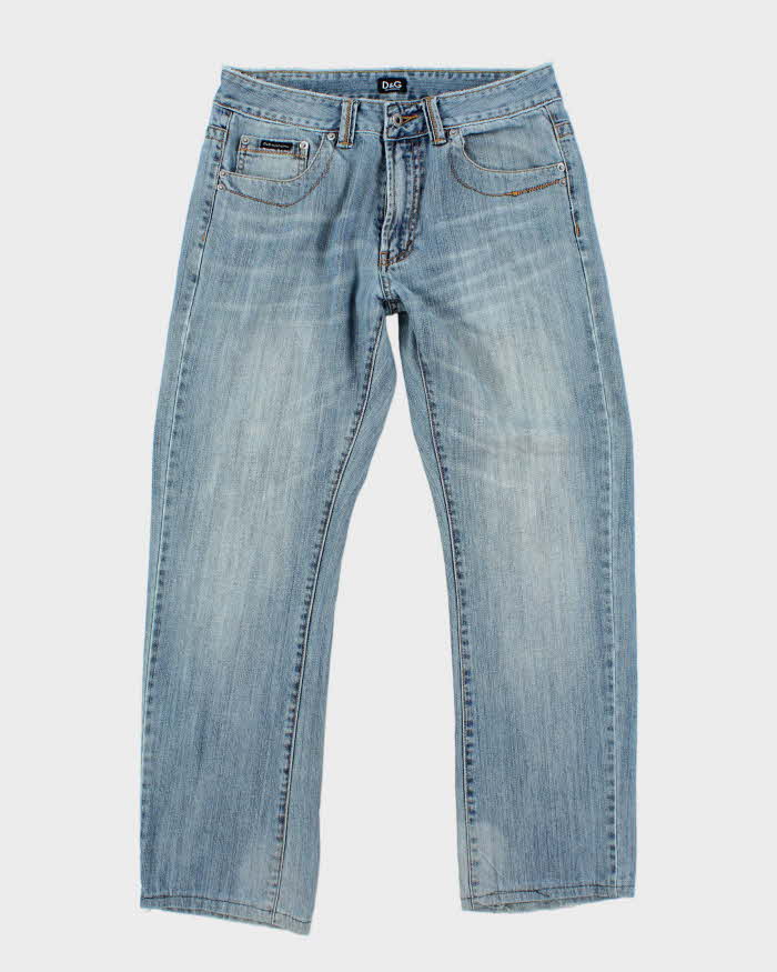 Vintage Y2K 00s D&G Straight Leg Denim Jeans - W32 L28