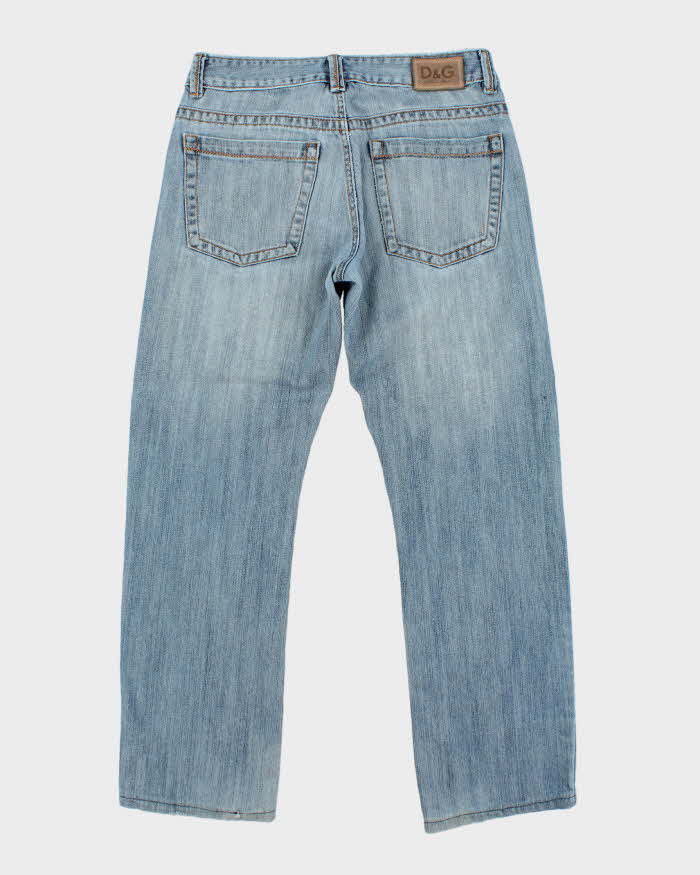 Vintage Y2K 00s D&amp;G Straight Leg Denim Jeans - W32 L28