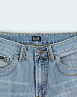 Vintage Y2K 00s D&amp;G Straight Leg Denim Jeans - W32 L28