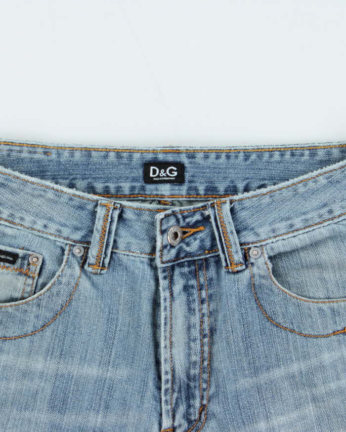 Vintage Y2K 00s D&G Straight Leg Denim Jeans - W32 L28