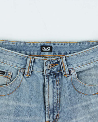 Vintage Y2K 00s D&G Straight Leg Denim Jeans - W32 L28