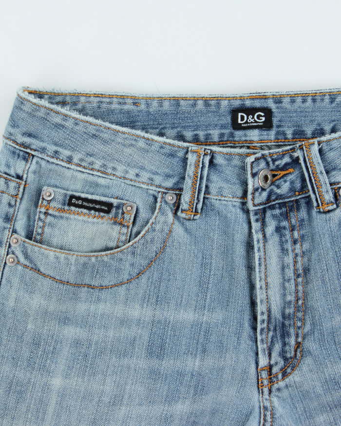 Vintage Y2K 00s D&amp;G Straight Leg Denim Jeans - W32 L28