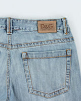 Vintage Y2K 00s D&amp;G Straight Leg Denim Jeans - W32 L28