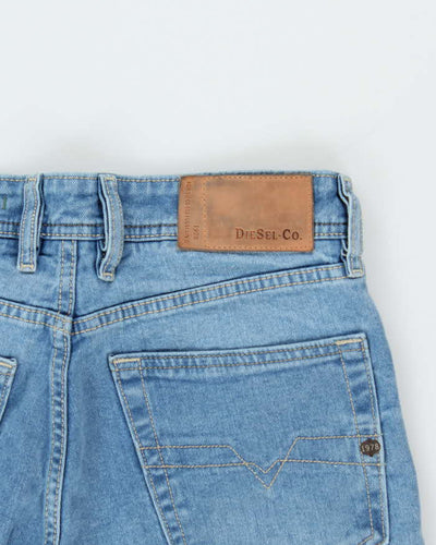 SS2019 Diesel DNA Light Wash Denim Straight Leg Bootcut Jeans - W30 L28